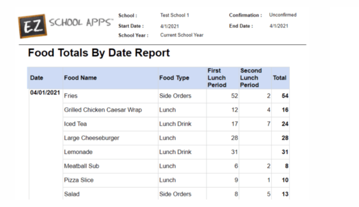 school lunch online ordering system